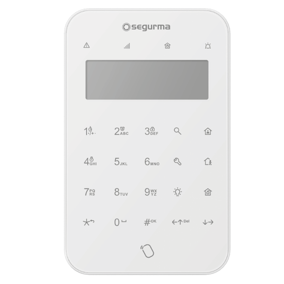 Teclado inalámbrico Segurma