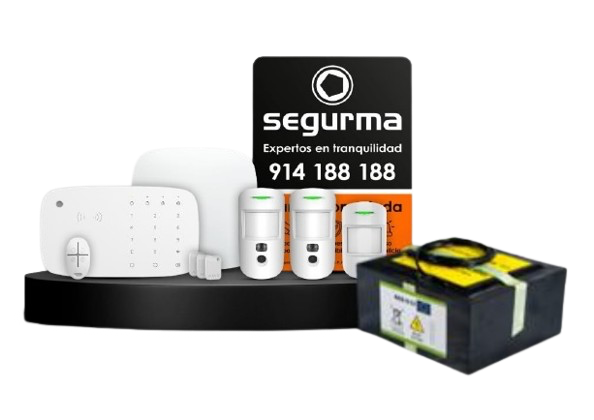 Kit Segurma con batería externa de respaldo