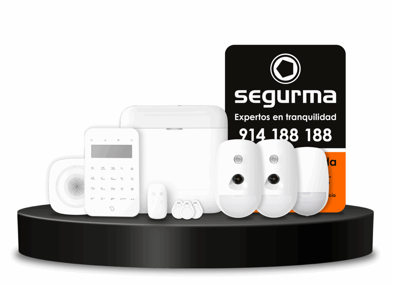 Kit Tranquilidad Segurma con detectores y sirena